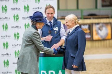 person receiving an award